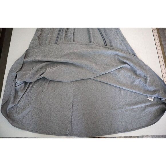 Athleta 601555-00 Women's Sz Large Gray/Silver Echo Midi Tank Dress - Picture 6 of 11